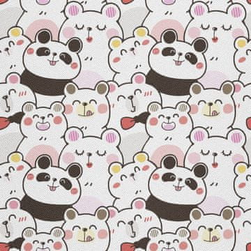 VANJSKI DEKOSTOFFE OXFORD - Motiv Pandas Bären I DX582