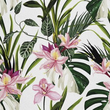 VANJSKI DEKOSTOFFE OXFORD - Motiv Rosa Oleander I DX319