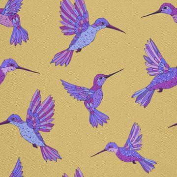 VANJSKI DEKOSTOFFE OXFORD - Motiv Kolibri I DX289