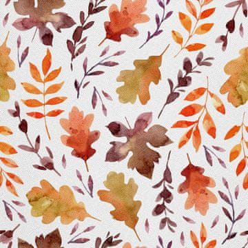 VANJSKI DEKOSTOFFE OXFORD - Motiv Herbstblätter Aquarell I DX633