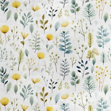 Royal Samt Stoff Polyester Zum Nähen - Motiv Blumen - RDX3008