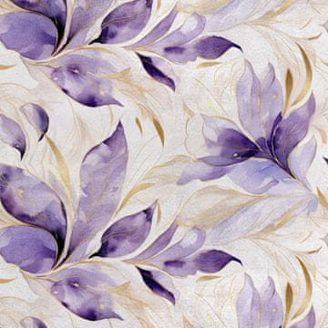 Royal Samt Stoff Polyester Zum Nähen - Motiv Blätter - RDX2041