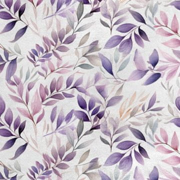 Royal Samt Stoff Polyester Zum Nähen - Motiv Blätter - RDX2099
