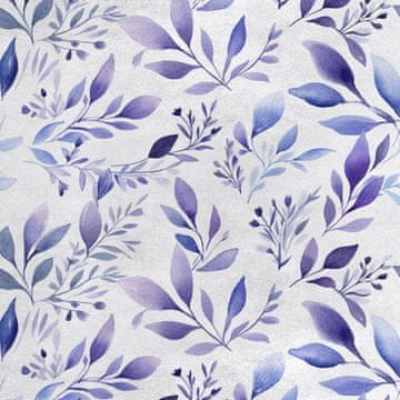 Royal Samt Stoff Polyester Zum Nähen - Motiv Blätter - RDX2142