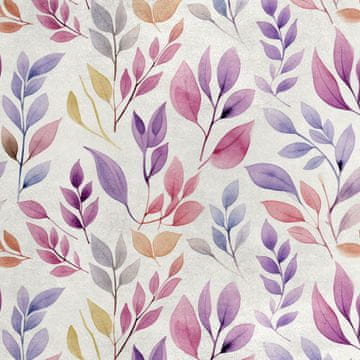 Royal Samt Stoff Polyester Zum Nähen - Motiv Blätter - RDX2781