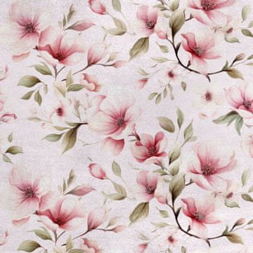 Royal Samt Stoff Polyester Zum Nähen - Motiv Blumen - RDX3006