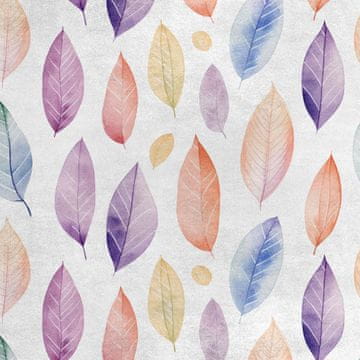 Royal Samt Stoff Polyester Zum Nähen - Motiv Blätter - RDX2568