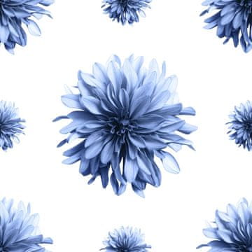 VANJSKI DEKOSTOFFE OXFORD - Motiv Blaue Dahlie