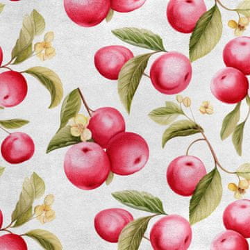 Royal Samt Stoff Polyester Zum Nähen - Motiv Obst - RDX2423