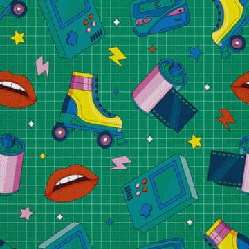 VANJSKI DEKOSTOFFE OXFORD - Motiv Artikel der 90er