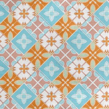 Royal Samt Stoff Polyester Zum Nähen - Geometrijski motiv Maroko