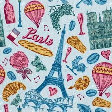 VANJSKI DEKOSTOFFE OXFORD - Motiv Paris 2