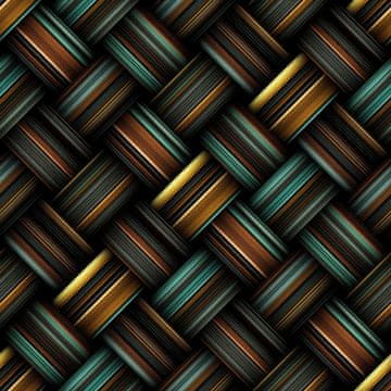 VANJSKI DEKOSTOFFE OXFORD - Motiv 3D-Zopf
