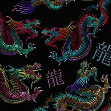 Royal Samt Stoff Polyester Zum Nähen - Motivclassische chinesische drachen