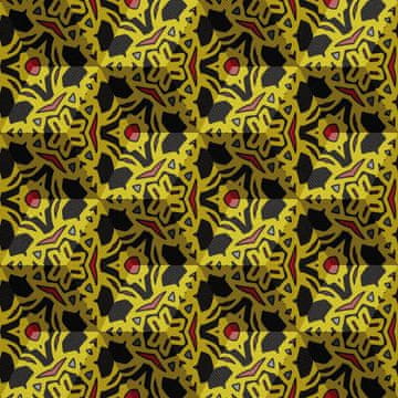 VANJSKI DEKOSTOFFE OXFORD - Motiv Geometrische Verzierung 3