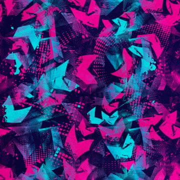 Royal Samt Stoff Polyester Zum Nähen - Motiv abstract Linien Punkte