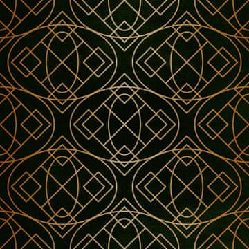 Royal Samt Stoff Polyester Zum Nähen - Motiv geometrische Verzierung