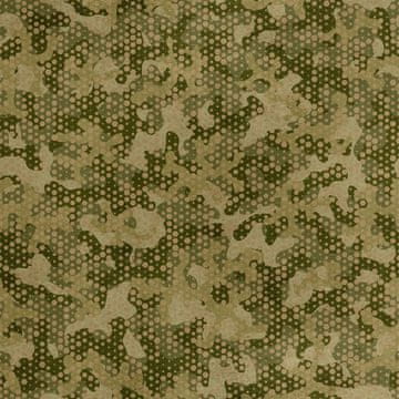 Royal Samt Stoff Polyester Zum Nähen - Motiv Soldaten Camouflage