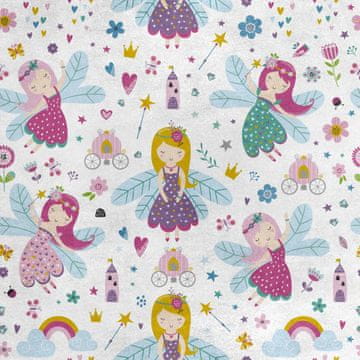 Royal Samt Stoff Polyester Zum Nähen - Motiv Feen