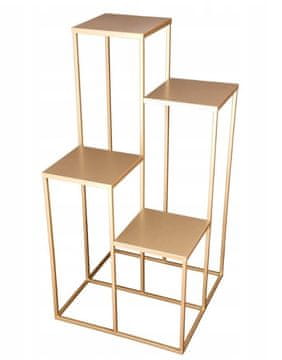 4Szpaki Moderni stalak za cvijeće u potkrovlju GOLDEN SIMPLE 12 100/K-12-4K-100Z