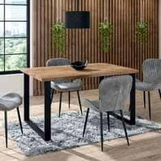 4Szpaki SIMPLE-6x2 Noga stola 50x72cm metalna crna x1 kom.