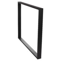 4Szpaki SIMPLE-6x2 Noga stola 50x72cm metalna crna x1 kom.