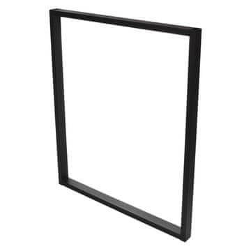 4Szpaki SIMPLE-4x2 Noga stola 40x72cm metalna crna x1 kom.