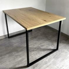 4Szpaki SIMPLE-4x2 Noga stola 40x72cm metalna crna x1 kom.