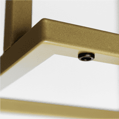 4Szpaki Moderni metalni stalak za ručnike s 2 kraka, loft zlatni 007/W-16-2W-84Z