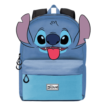 KARACTERMANIA Slatki jednokomorni školski ruksak Stitch Disney plavi 31x44x18cm