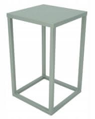 4Szpaki Moderni loft srebrni stalak za cvijeće SIMPLE 16 181/K-16-1P-40S