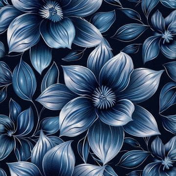 VANJSKI DEKOSTOFFE OXFORD - Motiv Blumen I DX5198