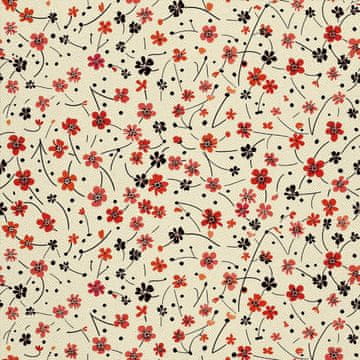 VANJSKI DEKOSTOFFE OXFORD - Motiv Blumen I DX5362