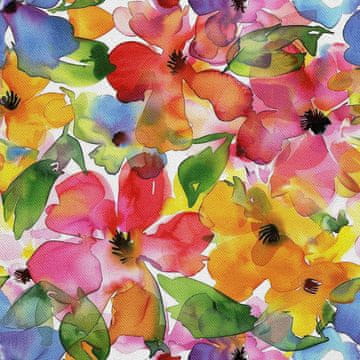 VANJSKI DEKOSTOFFE OXFORD - Motiv Blumen I DX5129
