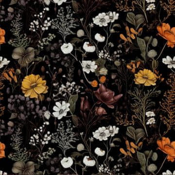 VANJSKI DEKOSTOFFE OXFORD - Motiv Blumen I DX5349