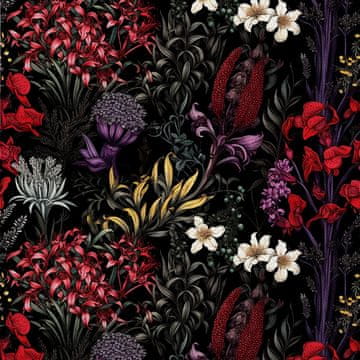 VANJSKI DEKOSTOFFE OXFORD - Motiv Blumen I DX5155