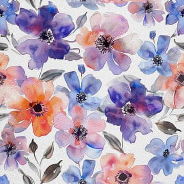 VANJSKI DEKOSTOFFE OXFORD - Motiv Blumen I DX5135