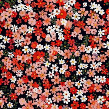 VANJSKI DECOSTOFFE OXFORD - Motiv Blumen I DX5433