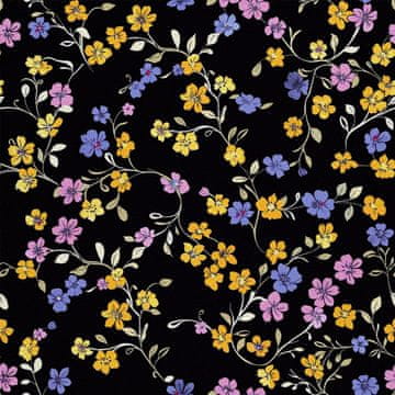 VANJSKI DEKOSTOFFE OXFORD - Motiv Blumen I DX5193