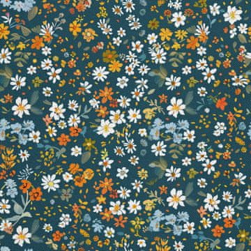 VANJSKI DEKOSTOFFE OXFORD - Motiv Blumen I DX5402