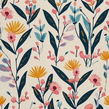 VANJSKI DEKOSTOFFE OXFORD - Motiv Blumen I DX5320