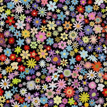 VANJSKI DECOSTOFFE OXFORD - Motiv Blumen I DX5521