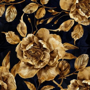 VANJSKI DEKOSTOFFE OXFORD - Motiv Blumen I DX5307