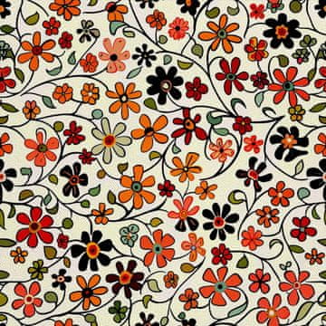 VANJSKI DECOSTOFFE OXFORD - Motiv Blumen I DX5491