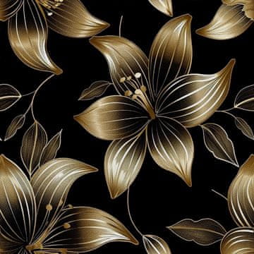 VANJSKI DEKOSTOFFE OXFORD - Motiv Blumen I DX5123