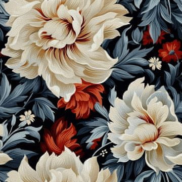 VANJSKI DECOSTOFFE OXFORD - Motiv Blumen I DX5361