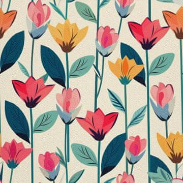 VANJSKI DECOSTOFFE OXFORD - Motiv Blumen I DX5373