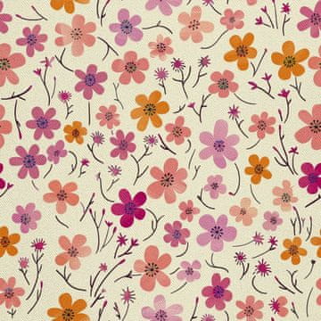 VANJSKI DEKOSTOFFE OXFORD - Motiv Blumen I DX5363