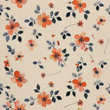 VANJSKI DEKOSTOFFE OXFORD - Motiv Blumen I DX5302