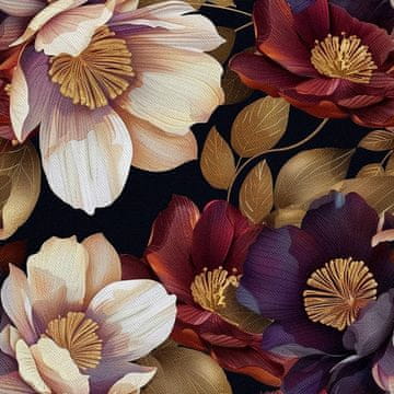 VANJSKI DEKOSTOFFE OXFORD - Motiv Blumen I DX5179